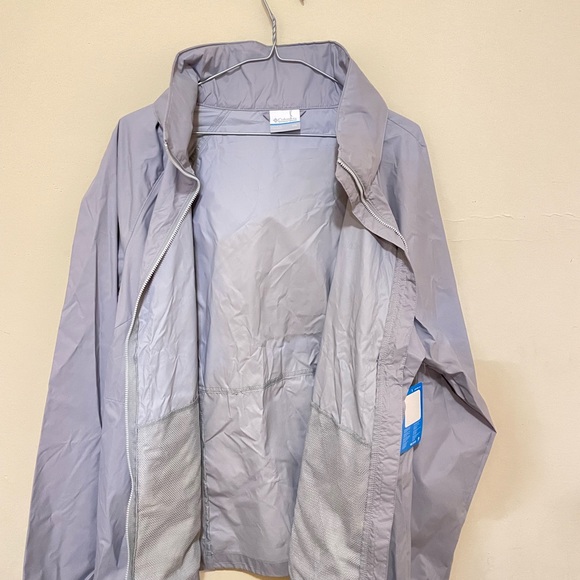 Sz XXL men Columbia windbreaker jack with hood and pockets NWT rain jacket , - Picture 10 of 11